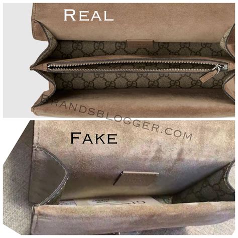 fake gucci bag inside